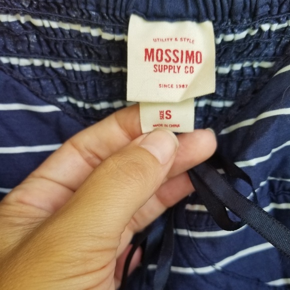 Mossimo Sz S Blue Striped Spaghetti Strap Sundress - Picture 7 of 8